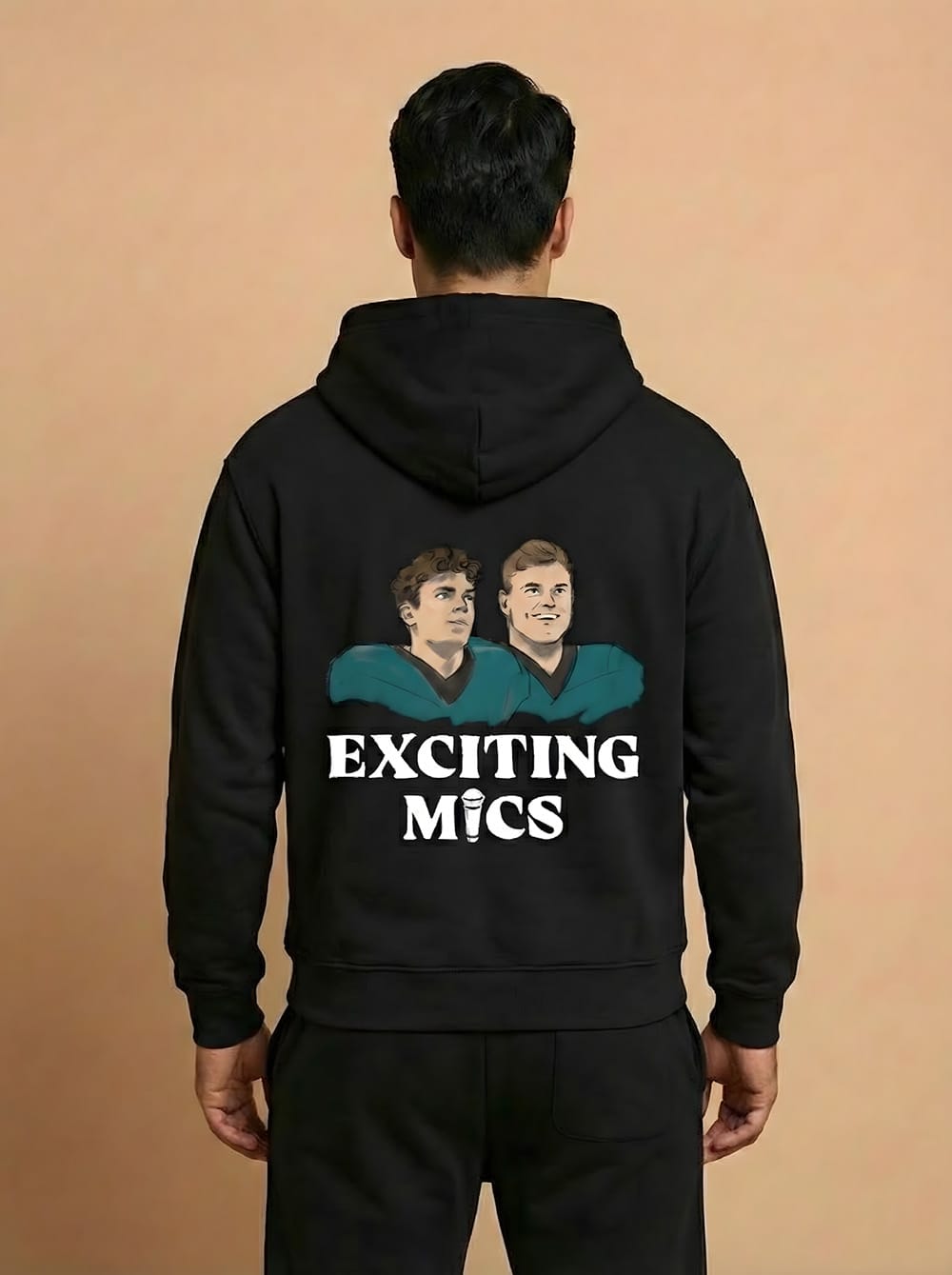 Heavyweight Hoodie Back - Black